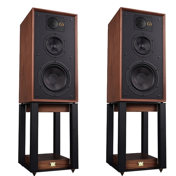 Полочная акустика Wharfedale 85th Anniversary Linton with stands Antique Walnut артикул 200273Si-1