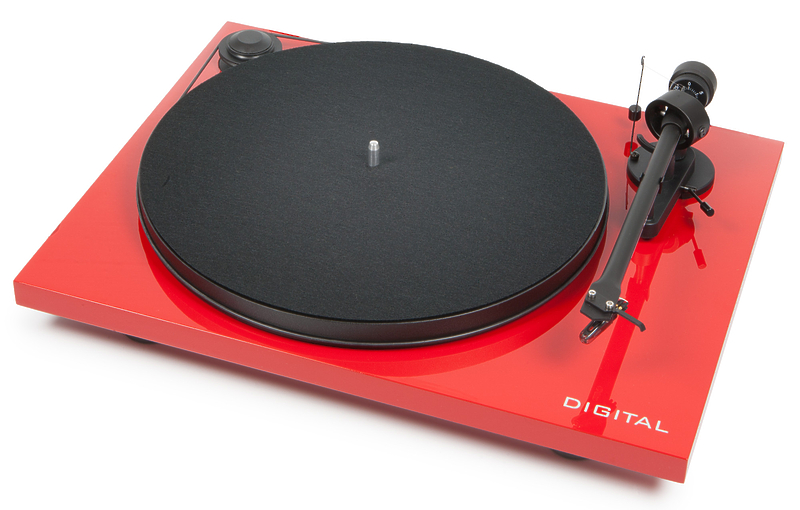 Проигрыватель винила Pro-Ject ESSENTIAL II DIGITAL (OM 5e) red артикул 135933Si-1