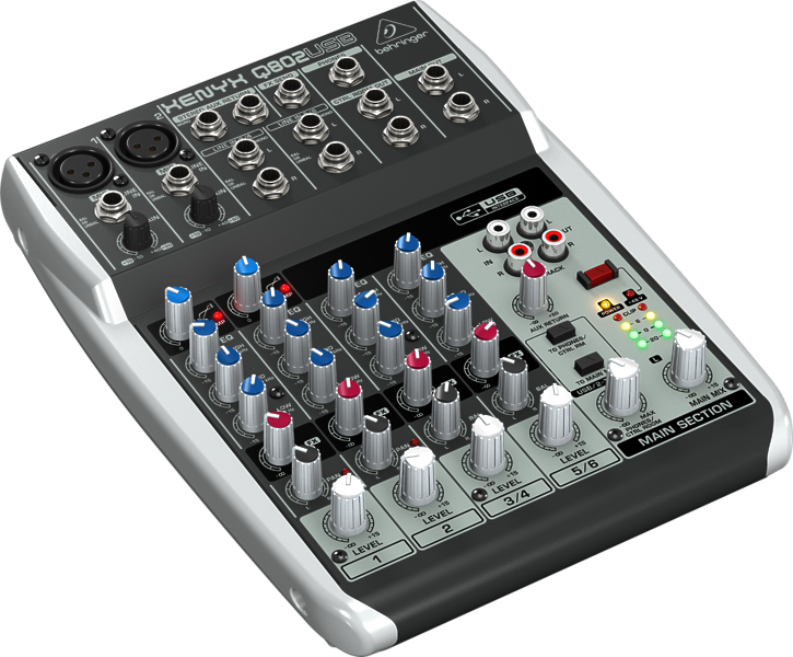 Микшерный пульт Behringer Q802USB артикул 106684Si-1 фото 3