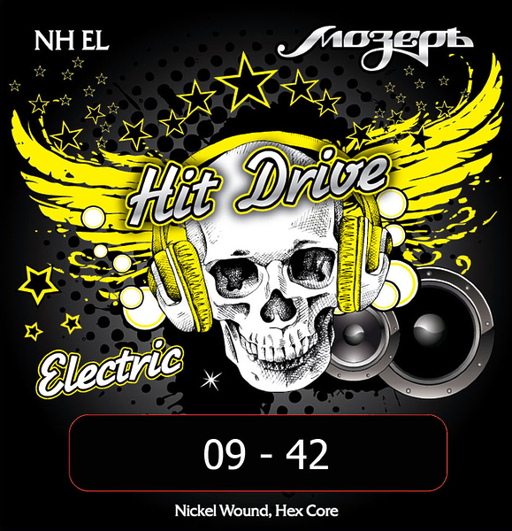 Струны для электрогитары Мозеръ HitDrive NH EL артикул 291497Si-1