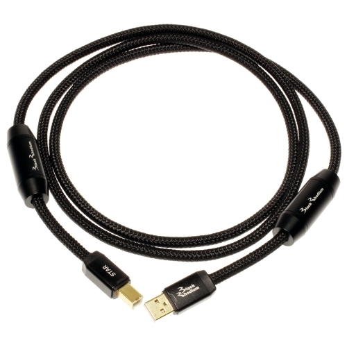 Кабель Black Rhodium STAR USB A-B 1.0m артикул 116060Si-1