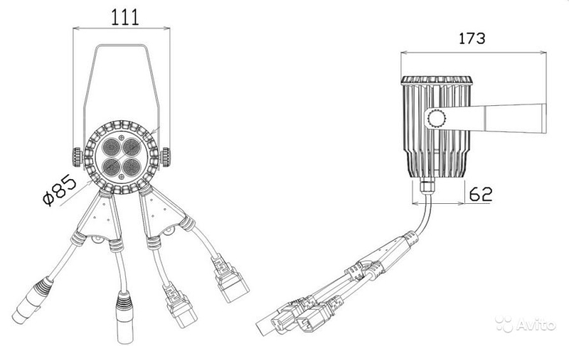 Световое оборудование Involight LED SPOT433 артикул 146187Si-1 фото 4