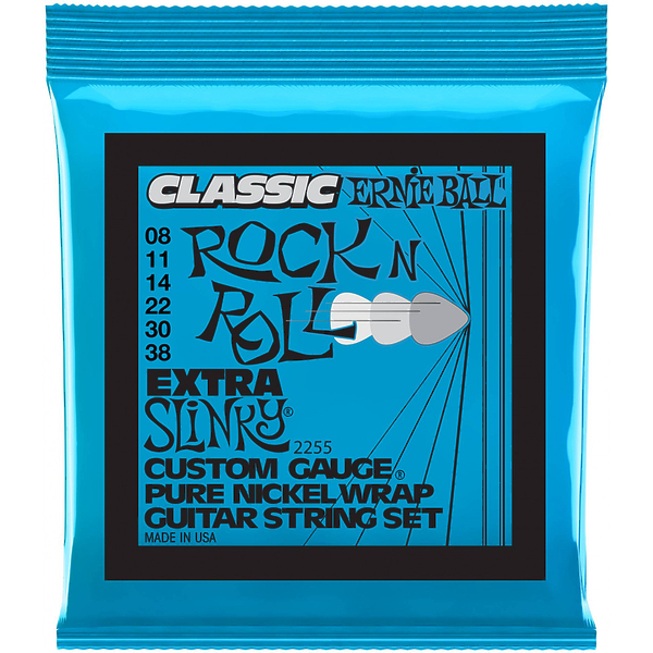 Струны для электрогитары Ernie Ball 2255 Classic Pure Nickel Extra Slinky артикул 291345Si-1