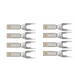 Разъем Wire World Set of 8 Uni-Term Silver Spades w/Sockets