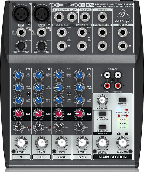 Behringer 802 аналоговый микшер артикул 404967-1 фото 5