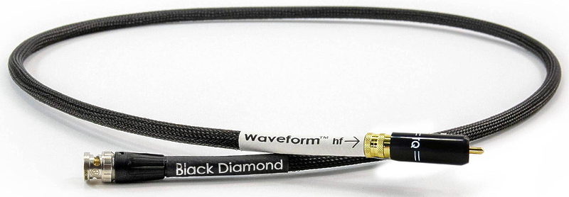 Межблочный цифровой кабель Tellurium Q Black Diamond Waveform hq Digital RCA/BNC, 1.0м артикул 254458Si-1