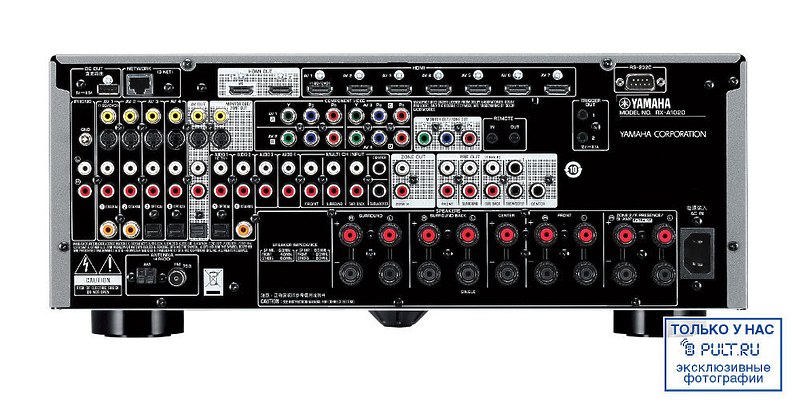 AV Ресивер Yamaha RX-A1020 titan артикул 378703FV-1 фото 4
