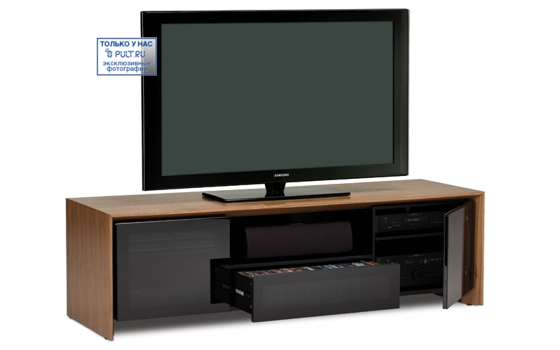 Подставка под ТВ и HI-FI BDI Casata 8629-2 walnut артикул 102528FV-1 фото 3