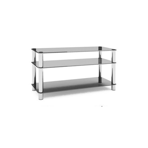 Подставка под телевизор MD Flatform TV 15 (хром/дымчатое стекло) артикул 116550Si-1