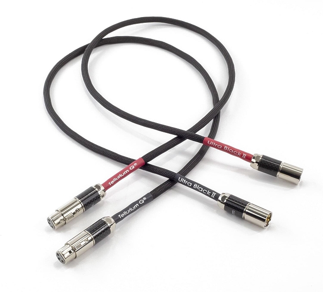 Кабель межблочный аудио Tellurium Q Ultra Black II XLR 3.0m артикул 222332Si-1