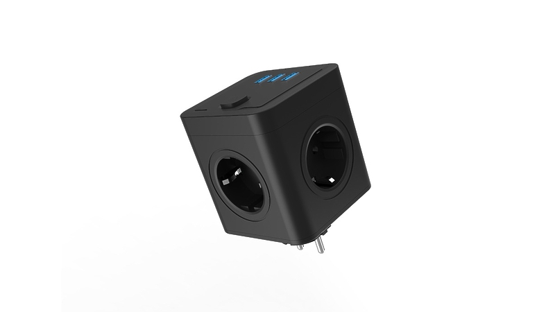 Сетевой фильтр Ritmix RM-043 Black артикул 313312Si-1 фото 3