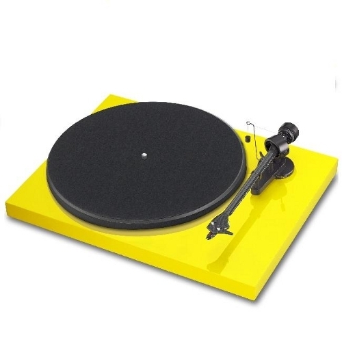 Проигрыватель винила Pro-Ject Debut Carbon Phono USB (DC) yellow (Ortofon OM10) артикул 449330FV-1