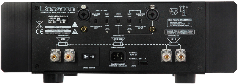 Усилитель мощности Bryston 4B-SST-2 19 black артикул 145278Si-1 фото 3
