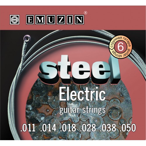 Струны для электрогитары Emuzin Steel Electric 6s 11-50 артикул 291302Si-1