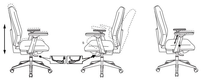 Кресло Бюрократ CH-545/1D/418-BLACK (Office chair CH-545/1D black 38-418 cross plastic) артикул 263444Si-1 фото 7