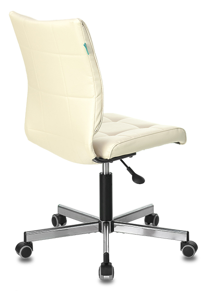 Кресло Бюрократ CH-330M/BEIGE (Office chair CH-330M beige Orion-10 eco.leather cross metal хром) артикул 263243Si-1 фото 5