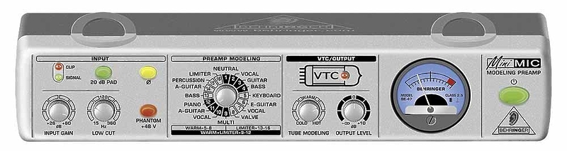Микрофонный предусилитель Behringer MIC800 артикул 121802Si-1