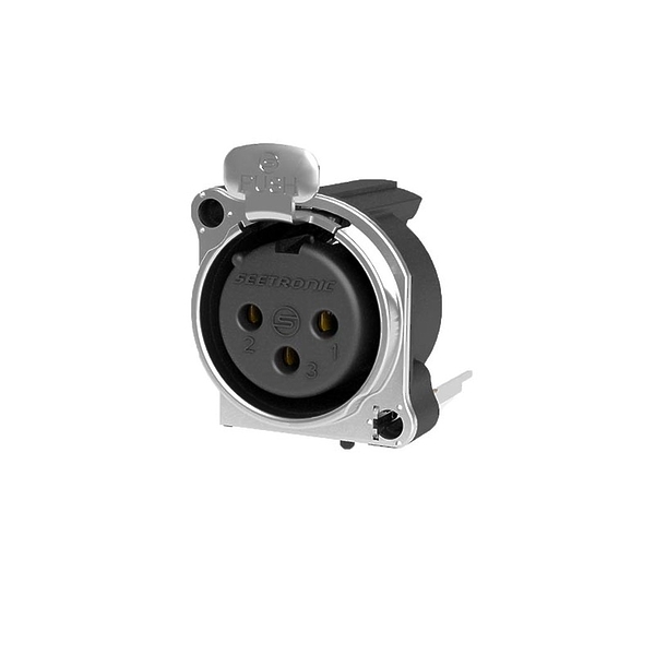Разъем панельный XLR3 Seetronic SCADF3-V артикул 306589Si-1