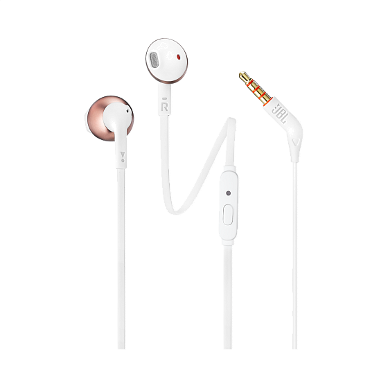 Наушники JBL Tune 205 rose gold артикул 236212Si-1