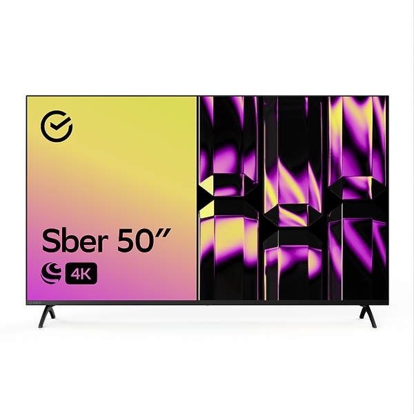 Телевизор LED Sber SDX 50U4123B артикул 296803Si-1