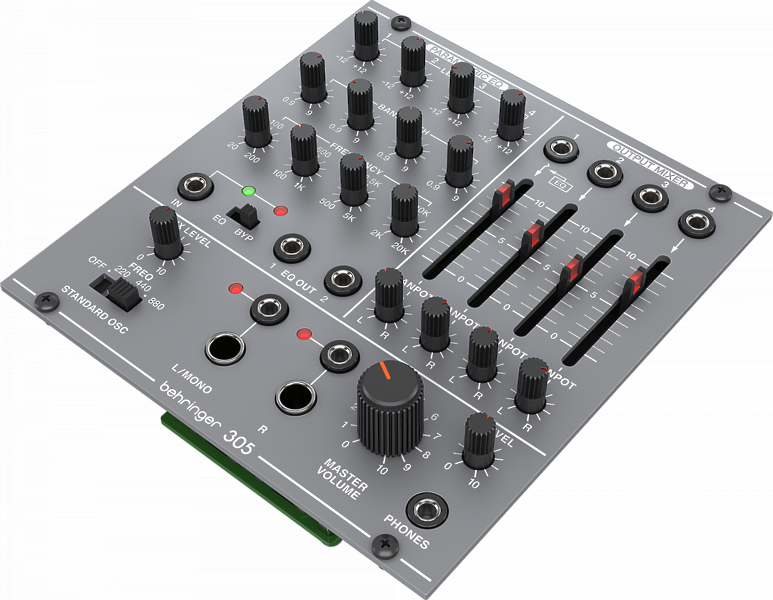 Модуль синтезатора Behringer 305 EQ/MIXER/OUTPUT артикул 266818Si-1 фото 3