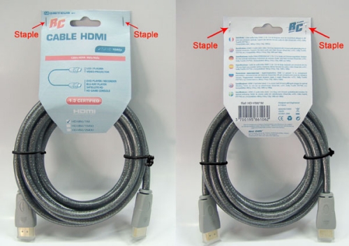 Кабель межблочный видео Real Cable HD-VIM 1.0m артикул 115553FV-1