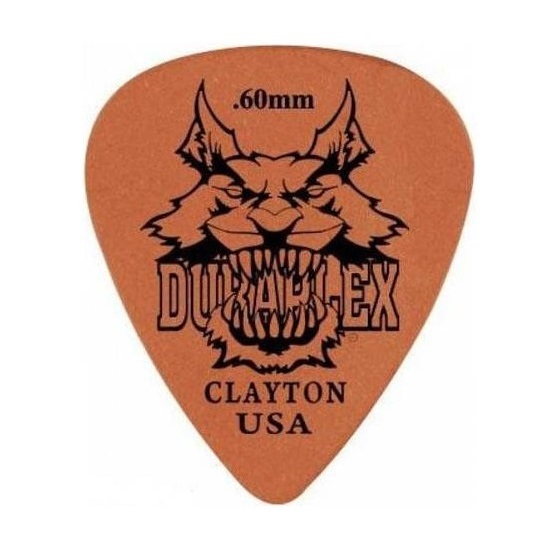 Медиаторы CLAYTON DXS60/12 - 0.60 mm DELRIN стандартные 12 шт артикул 290719Si-1