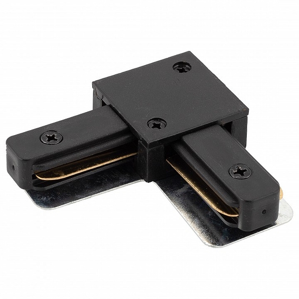Соединитель для шинопровода Denkirs TR1102-BK (L-образный Black) артикул 270867Si-1