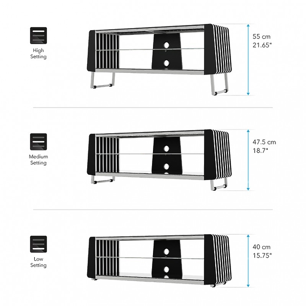Подставка AVF GRV1250A BLK WHT артикул 210077Si-1 фото 4