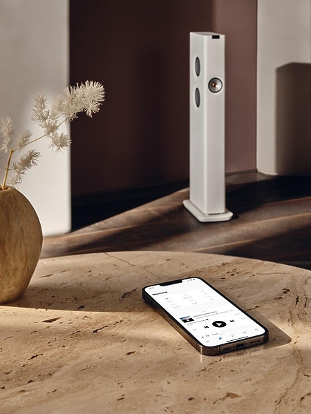 Напольная акустика KEF LS60 Wireless Mineral White артикул 268878Si-1 фото 12