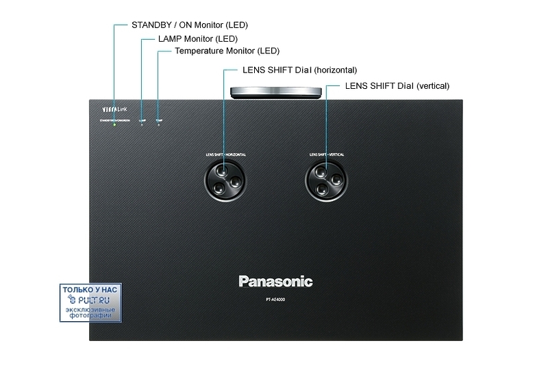 Проектор Panasonic PT-AE4000E артикул 347715FV-1 фото 4