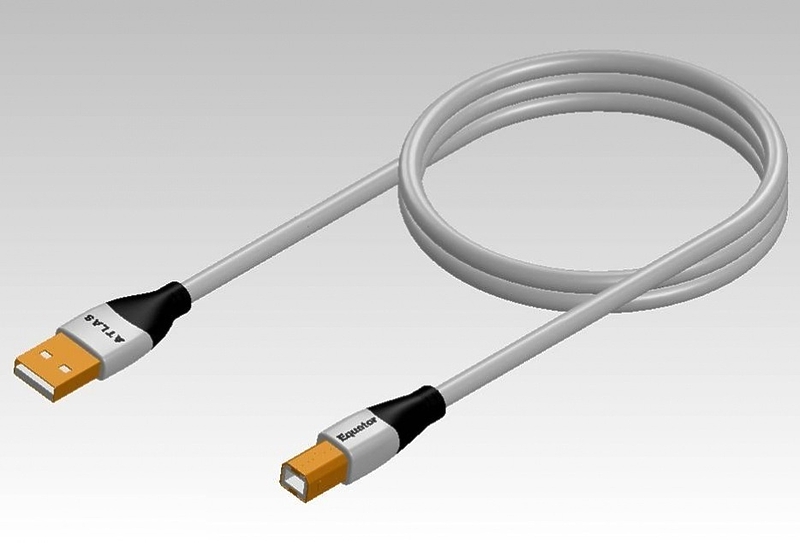 USB кабель Atlas Element USB A/B 0.5m артикул 119937Si-1