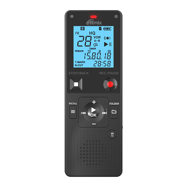 Диктофон Ritmix RR-820 16Gb Black артикул 285094Si-1