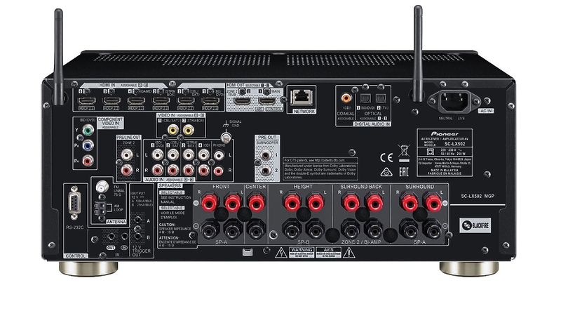 AV ресивер Pioneer SC-LX502-S артикул 170312Si-1 фото 4