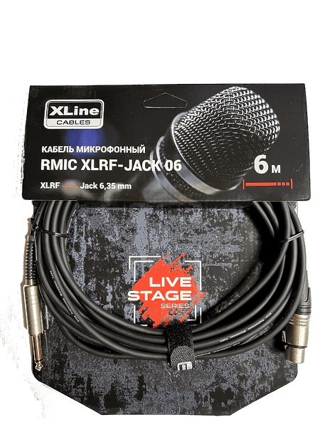 Кабель микрофонный Xline Cables RMIC XLRF-JACK 06 артикул 282530Si-1