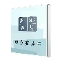 Комнатный контроллер Zennio ZVI-SQTMDD KNX Square TMD-Display, ЖК дисплей 1.8’’, 128х64 точек, до 8 элементов индикации, 5 многофункц. сенсорных кнопок, 2хAI/DI, термостат, датчик температуры, пластиковая рамка, 90х90х12мм, в ус артикул 206565Si-1
