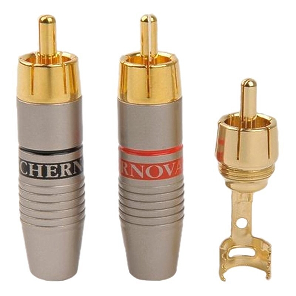 Разъем Tchernov Cable RCA Plug Junior black артикул 176428Si-1
