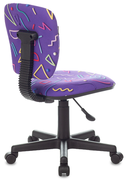 Кресло Бюрократ CH-204NX/STICK-VIO (Children chair CH-204NX violet Sticks 08 cross plastic) артикул 263308Si-1 фото 4
