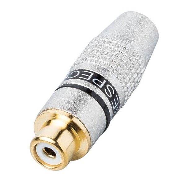 Разъем RCA Bespeco FMRCA Silver/Black артикул 257385Si-1