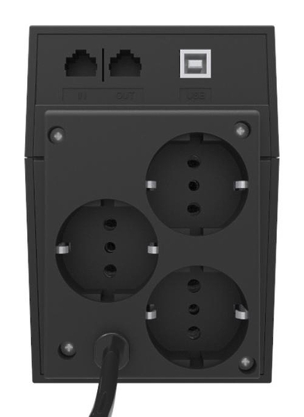 Блок бесперебойного питания Powercom RPT-1000AP EURO USB артикул 268106Si-1 фото 3