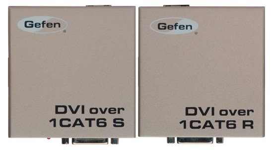 Удлинитель Gefen EXT-DVI-1CAT6 артикул 137203Si-1