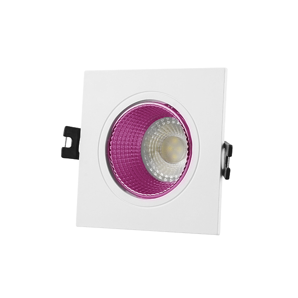 Светильник встраиваемый Denkirs DK3071-WH+PI (White Pink) артикул 270626Si-1