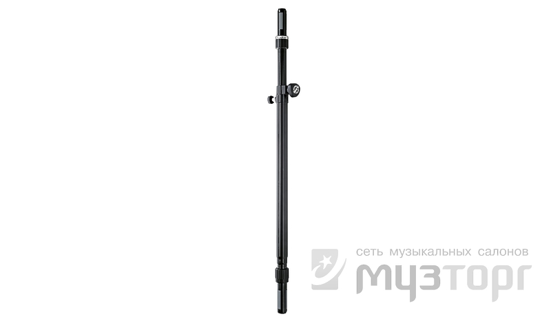 Стойка K&M 21366-014-55 Ring Lock соединительная стойка для АС, высота от 950 до 1,370 мм, труба диам. от 35 до 37 мм артикул 125537Si-1