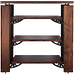 Стойка под Hi-Fi компоненты Solid Tech Hybrid Wood 3 TT Isolator (670 mm) Walnut