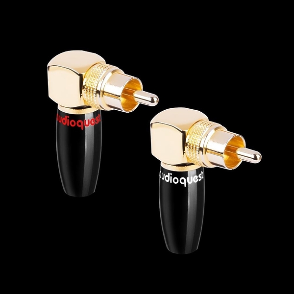 Разъемы AudioQuest Right-Angle F Plugs (2) артикул 235792Si-1