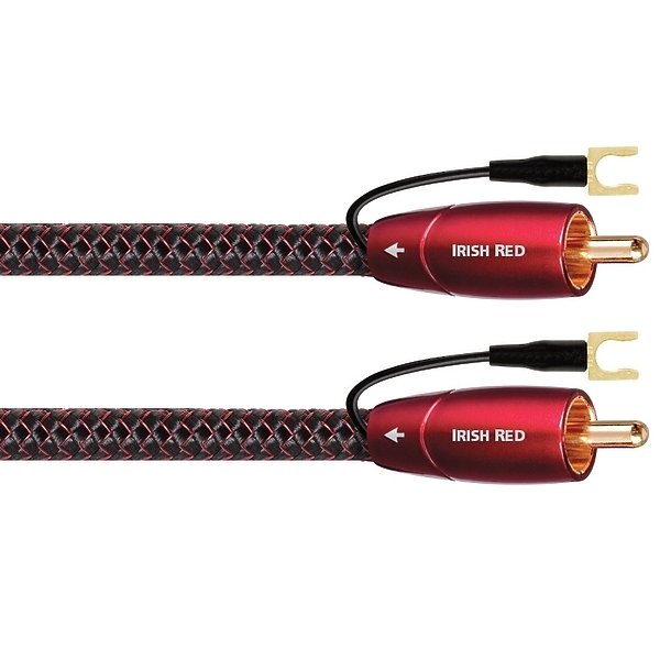 Кабель межблочный аудио AudioQuest Irish Red 5.0m Braided артикул 104284Si-1