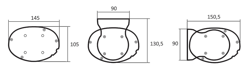 Kauber Blue Label Tensioned BT, 94" 4:3 Clear Vision, область просмотра 143x190 см., дроп 30 см., длина корпуса 222 см. артикул 405240-1 фото 4