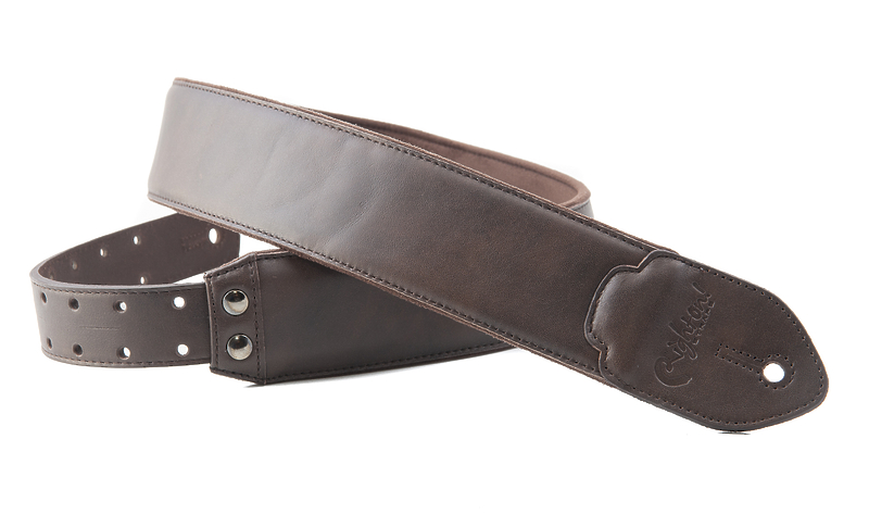 Ремень для гитары RightOn Straps Leathercraft Vintage Brown артикул 331626Si-1