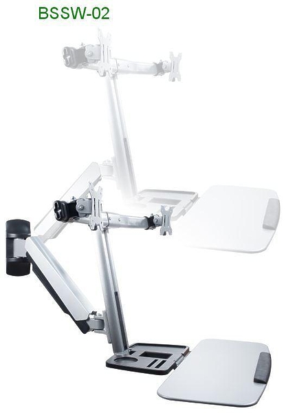 Настенное рабочее место ErgoFount BSSW-02 артикул 266702Si-1 фото 8