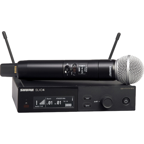 Радиосистема Shure SLXD24E/SM58 H56 (518-562MHz) артикул 225176Si-1